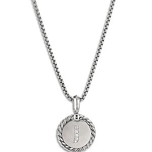 David Yurman Sterling Silver Cable Collectibles Initial Charm- 4074326