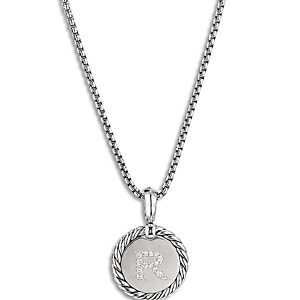 David Yurman Sterling Silver Cable Collectibles Initial Charm- 4074326