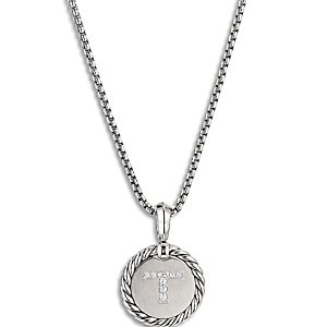 David Yurman Sterling Silver Cable Collectibles Initial Charm- 4074326