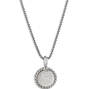 David Yurman Sterling Silver Cable Collectibles Initial Charm- 4074326