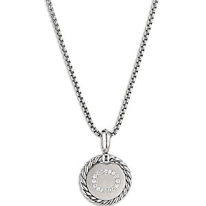 David Yurman Sterling Silver Cable Collectibles Initial Charm- 4074326
