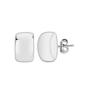 Bloomingdale's Rectangle Stud Earrings in 14K White Gold - 100% Exclusive- 4053561