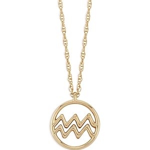 Bloomingdale's Zodiac Pendant Necklace in 14K Yellow Gold 18 - 100% Exclusive- 4897958