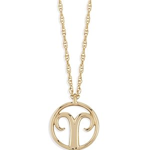 Bloomingdale's Zodiac Pendant Necklace in 14K Yellow Gold 18 - 100% Exclusive- 4897958