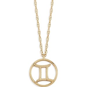 Bloomingdale's Zodiac Pendant Necklace in 14K Yellow Gold 18 - 100% Exclusive- 4897958