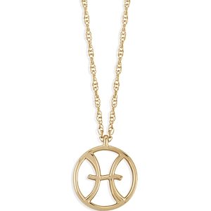 Bloomingdale's Zodiac Pendant Necklace in 14K Yellow Gold 18 - 100% Exclusive- 4897958
