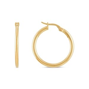 Alberto Amati 14K Yellow Gold Polished Hoop Earrings- 4122202