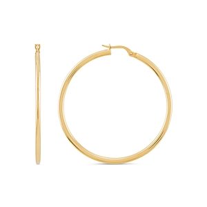 Alberto Amati 14K Yellow Gold Skinny Hoop Earrings- 4122203