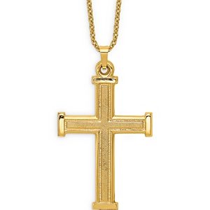 Bloomingdale's Men's Latin Cross Pendant Necklace in 14K Yellow Gold, 20 - 100% Exclusive- 4133490