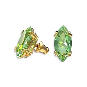 Swarovski Gema Green Crystal Stud Earrings- 4123730