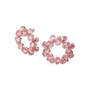 Swarovski Millenia Pink Crystal Circle Drop Earrings- 4129279