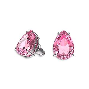 Swarovski Gema Pink Crystal Stud Earrings- 4129276