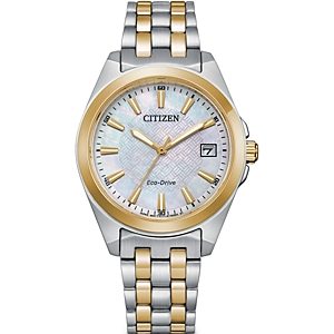Citizen Corso Women's Two-Tone Stainless Steel Bracelet Watch, 33mm- 4129361