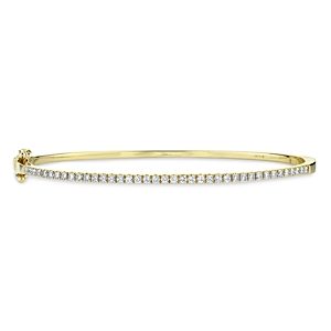 Moon & Meadow Diamond Bangle Bracelet in 14K Yellow Gold, 0.62 ct. t.w. - 100% Exclusive- 4101092