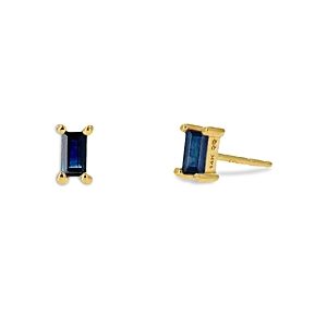 Rachel Reid 14K Yellow Gold Blue Sapphire Stud Earrings- 4160775