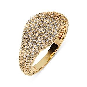 Nadri Pave Signet Ring- 4143032