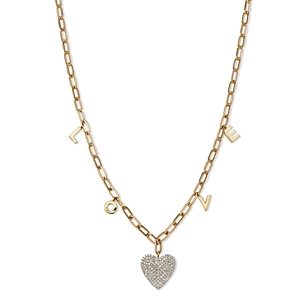 Bloomingdale's Pave Diamond Heart Pendant Necklace in 14K Yellow Gold, 0.30 ct. t.w. - 100% Exclusive- 4113714