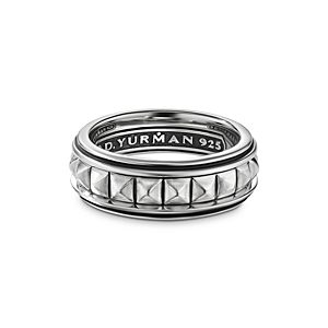 David Yurman Men's Sterling Silver Pyramid Band- 4001867