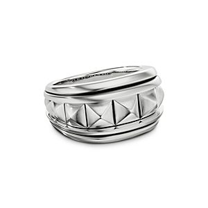David Yurman Men's Sterling Silver Pyramid Ring- 4001865