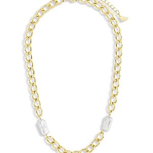 Sterling Forever Freshwater Pearl Statement Necklace, 16-18- 4154867