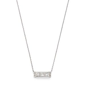 Bloomingdale's Diamond Bar Necklace in 14K White Gold, 0.50 ct. t.w. - 100% Exclusive- 4178632
