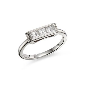 Bloomingdale's Diamond Princess Cut Stacking Band in 14K White God, 0.50 ct. t.w. - 100% Exclusive- 4178628