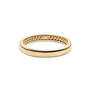 David Yurman Men's 18K Yellow Gold Classic Band- 3064022