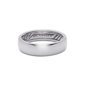 David Yurman Men's Gray Titanium Classic Polished Band- 3064108