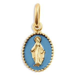 Gigi Clozeau 18K Yellow Gold Resin Stone Madonna Pendant- 4175992