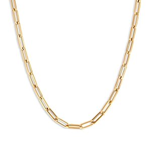 Bloomingdale's Paperclip Link Chain Necklace in 14K Yellow Gold, 16 - 100% Exclusive- 4172764