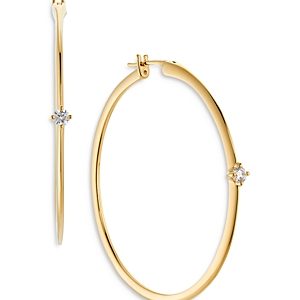 Nadri Zoe Cubic Zirconia Hoop Earrings- 4143017