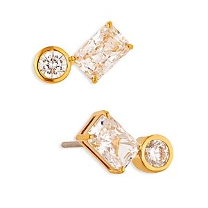 Nadri Social Lights Cubic Zirconia & Nano Crystal Stud Earrings- 4178682