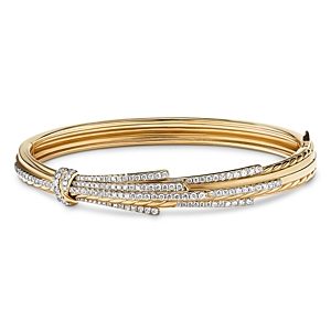 David Yurman 18K Yellow Gold Angelika Diamond Spray Bracelet- 4002752