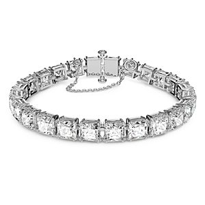 Swarovski Millenia Square Crystal Flex Bracelet in Rhodium Plate- 4194843