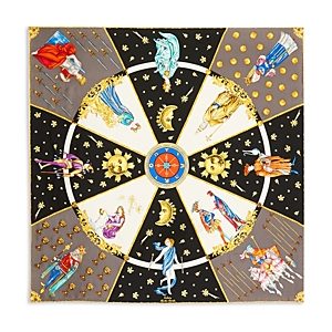 Echo In the Cards Silk Scarf- 3967725