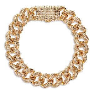 Luv Aj Pave Cuban Chain Link Bracelet- 4210124
