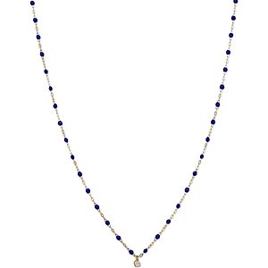 Gigi Clozeau 18K Yellow Gold Supreme Classic Diamond & Resin Bead Collar Necklace, 16.5- 4175958