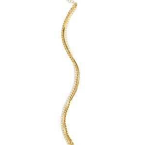 Argento Vivo Triple Rope Chain, Flat Chain and Open Link Bracelet- 4250439
