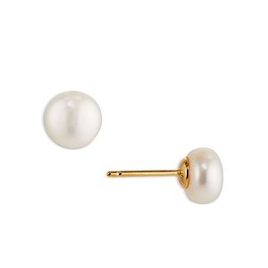 Nadri Cultured Freshwater Pearl Small Earrings- 4263541