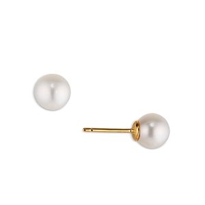 Nadri Cultured Freshwater Pearl Small Button Earrings- 4263537