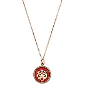 Moon & Meadow 14K Yellow Gold Diamond & Enamel Tiger Medallion Pendant Necklace, 18 - 100% Exclusive- 4130792