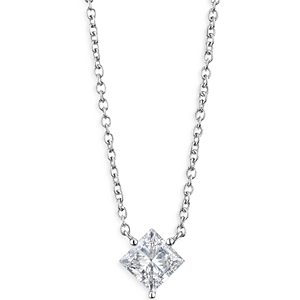 Lightbox Jewelry Lightbox Basics Lab Grown Diamond Pendant Necklace in 10K White Gold, 1.125 ct. t.w. - 100% Exclusive- 4258340