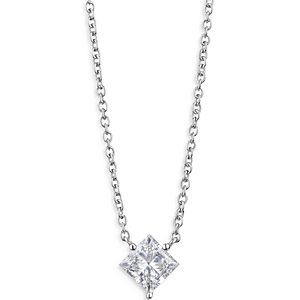 Lightbox Jewelry Lightbox Basics Lab Grown Diamond Pendant Necklace in 10K White Gold, 1.0 ct. t.w. - 100% Exclusive- 4258342