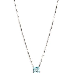 Nadri Modern Love Blue Cubic Zirconia Square Pendant Necklace, 16-18- 4285304