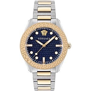 Versace Greca Dome Watch, 42mm- 4317564