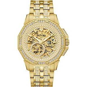 Bulova Octava Crystal Watch, 42mm- 4324123