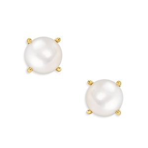 Bloomingdale's Cultured Freshwater Button Pearl Stud Earrings in 14K Yellow Gold - 100% Exclusive- 4302476