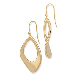 Bloomingdale's Polished Abstract Drop Earrings in 14K Yellow Gold - 100% Exclusive- 4288645