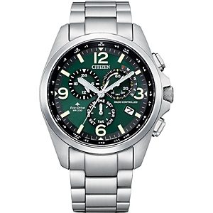 Citizen Eco-Drive Promaster Land Chronograph Stainless Steel Watch, 45mm- 4332704