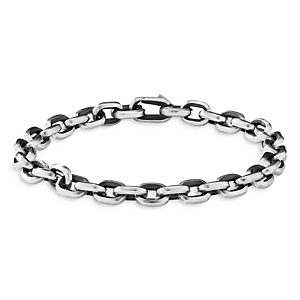 David Yurman Men's Deco Chain Link Bracelet in Sterling Silver- 4201453